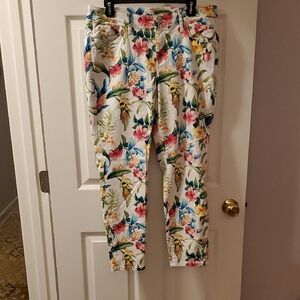 Tommy Bahama Tropical Floral Cropped Pants - Multicolor